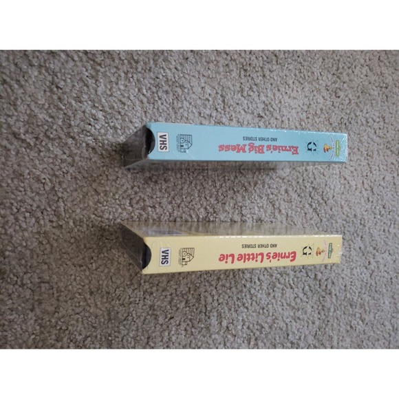 NEW Sesame Street Start To Read Video Ernie’s Little Lie & Ernie’s Big Mess VHS - Picture 4 of 4